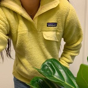 Yellow Patagonia Synchilla Jacket